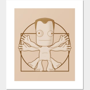 Vitruvian Kerbal Posters and Art